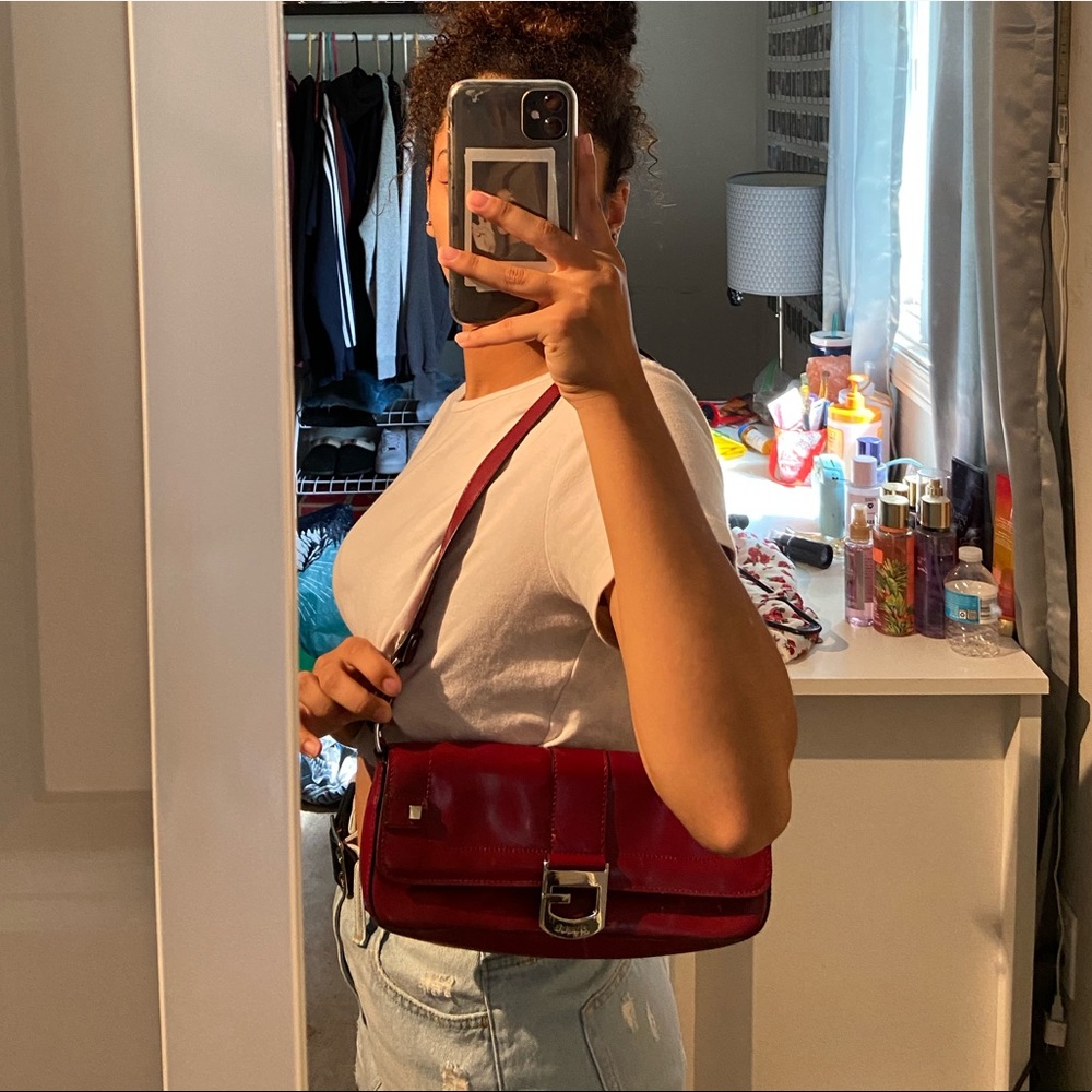 Velvet Red Mini Bag by Guess